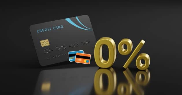 Zero interest credit cards